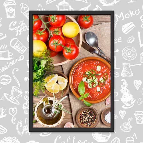 Quadro Decorativo - Ingredientes molho